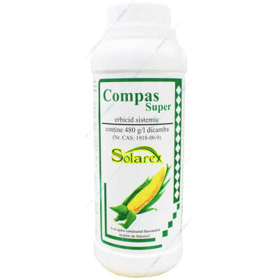 Compas Super 250 ml erbicid postemergent cu Dicamba porumb (buruieni cu frunza lata) Solarex
