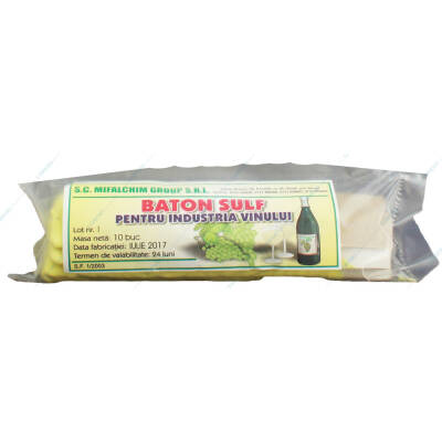 Batoane sulf (dezinfectare butoaie) 10 buc