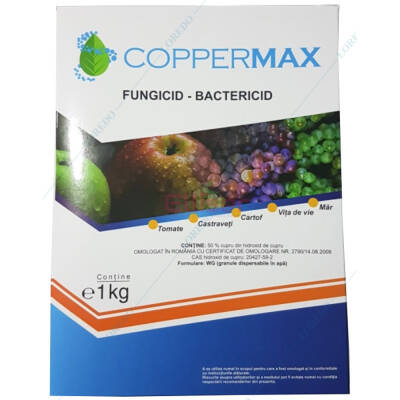 Coppermax 1 kg fungicid contact cupric Nufarm (vita de vie, cartof, castraveti, tomate, mar)