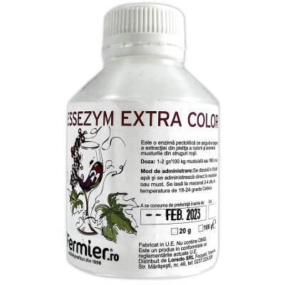 Enzime Essezym Extra Color 20 gr (pentru struguri rosii, enzime premium extractie culoare)