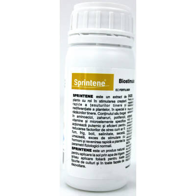 Sprintene 100 ml stimulator foliar/radicular de crestere al radacinilor, Codiagro, cu microelemente Mangan, Zinc, cu reziduuri zero in planta