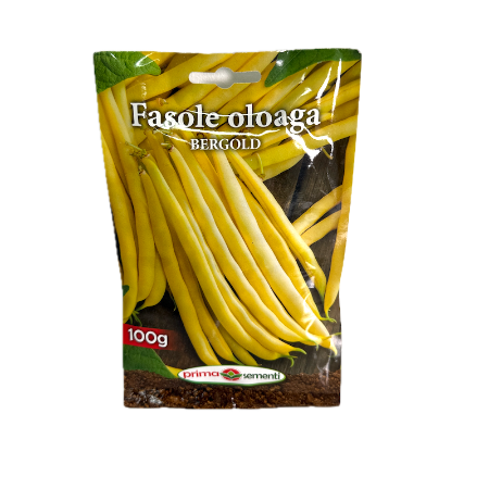 Seminte fasole oloaga galbena fideluta Bergold 100 gr, Prima Sementi