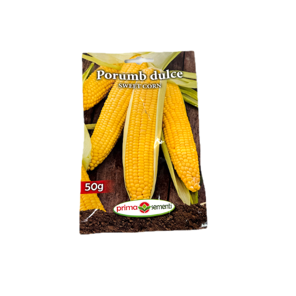 Seminte porumb dulce Sweet Corn 50 gr, Prima Sementi