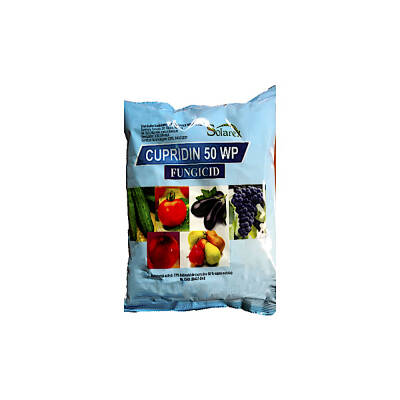 Cupridin 1 kg fungicid contact cupric Solarex (mar, par, gutui, mosmon, tomate, vinete, castraveti, cais, cires, nectarin, piersic, prun)