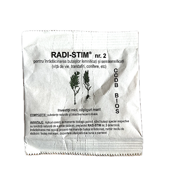 Radi Stim nr2 10 gr, CCDB Bios Cluj, stimulent inradăcinarea butasilor lemnificati si semilemnificati