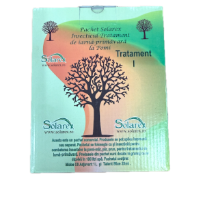 Pachet ulei+insecticid pomi 100L apa -prima stropire- Midos Oil adjuvant 1L + insecticid Talent Blue 20 ml