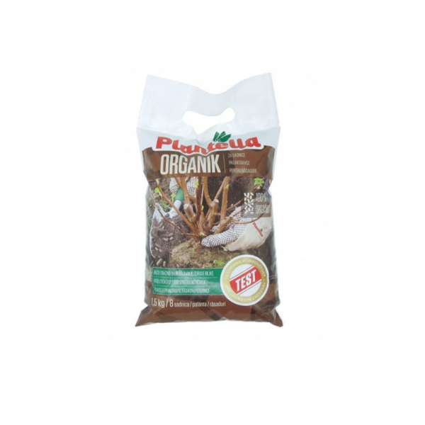 Bio Organik Plantella 1,5 kg ingrasamant plantare peletizat (pomi fructiferi, arbusti ornamentali, trandafiri, legume)