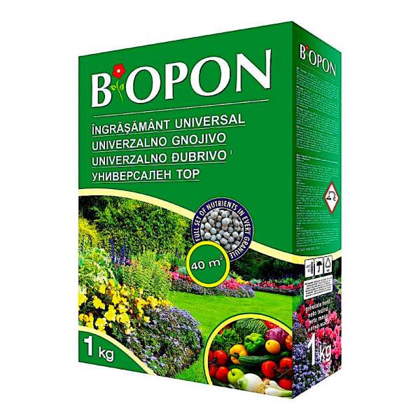 Biopon+ 1 kg ingrasamant universal pentru gradina