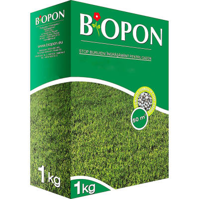 Biopon ingrasamant gazon cu buruieni Biopon 1 kg