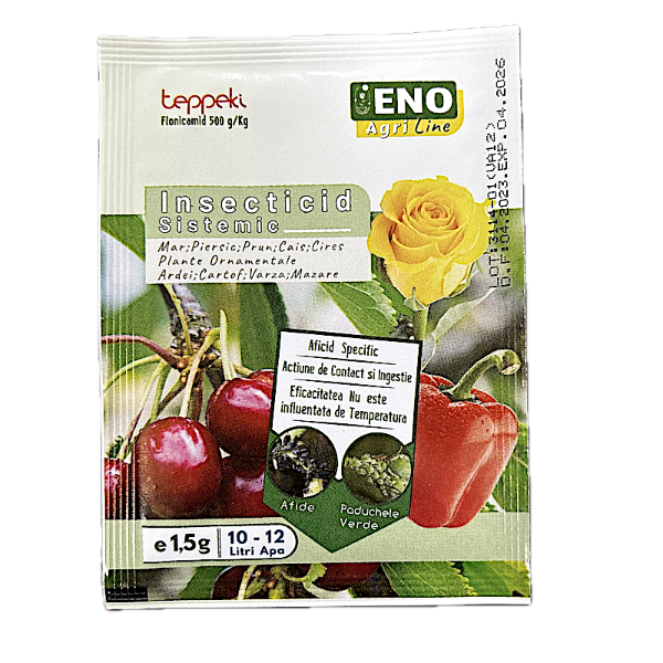 Teppeki 1,5 gr, insecticid sistemic, Bayer, paduchi (floarea soarelui, piersic, prun, ardei camp, plante ornamentale), afide (mar, cartof)