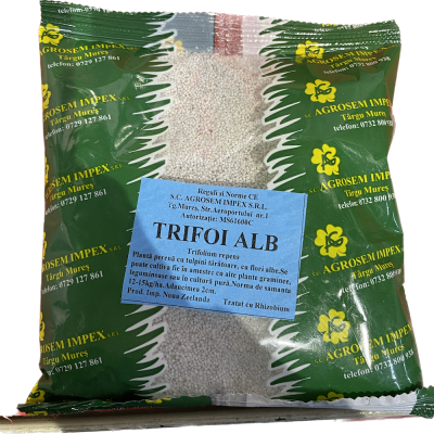 Seminte trifoi alb Huia Rhizobium 400 gr