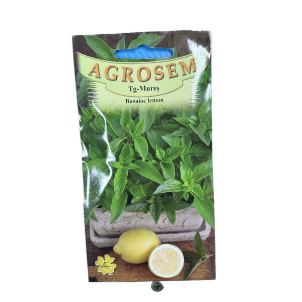 Seminte busuioc Lemon 0,5 gr, Agrosem