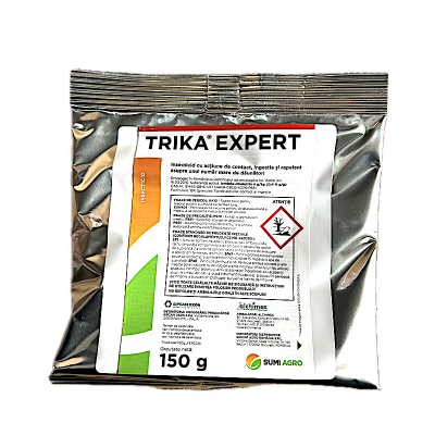 Trika Expert 150 gr, insecticid de contact si ingestie, combate buha semanatorilor, carabusul de mai, viermele sarma (porumb, sorg, mei, floarea soarelui, cartof, pepeni, morcov, varza, flori, tomate, vinete)