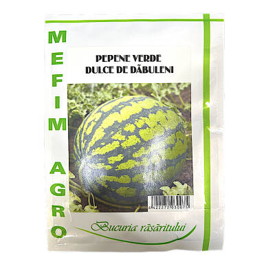 Seminte pepene verde dulce de Dabuleni 30 gr, Mefim Agro