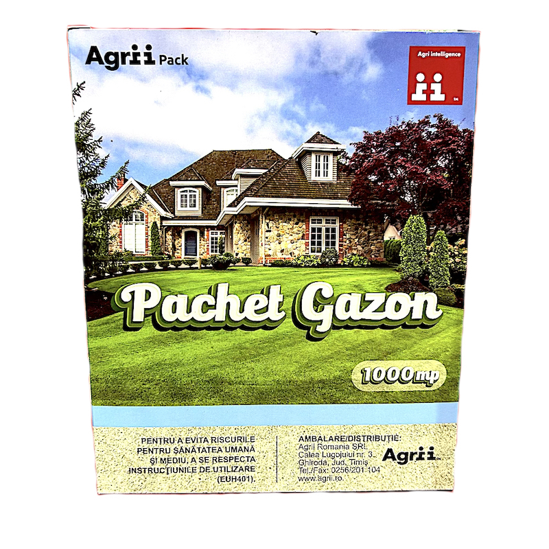 Pachet Agrii pentru gazon pentru 10 L apa