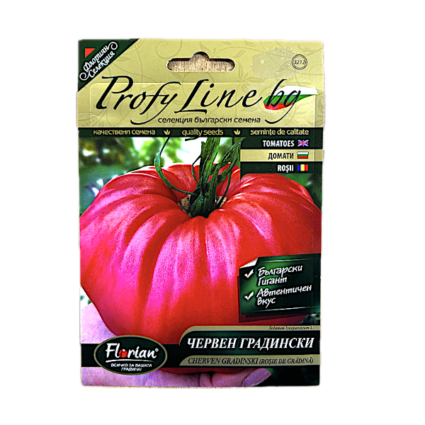 Seminte tomate Cherven Gradinski (Rosie de Gradina) 0,3 gr, Florian Bulgaria