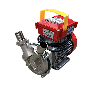 Electropompa Novax 25 B 95C, inoxidabila, pentru transvazare lichide alimentare fierbinti, bere, lapte, suc, vin