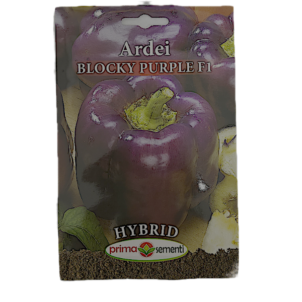 Seminte ardei gras Blocky Purple F1 0,15 gr, Prima Sementi