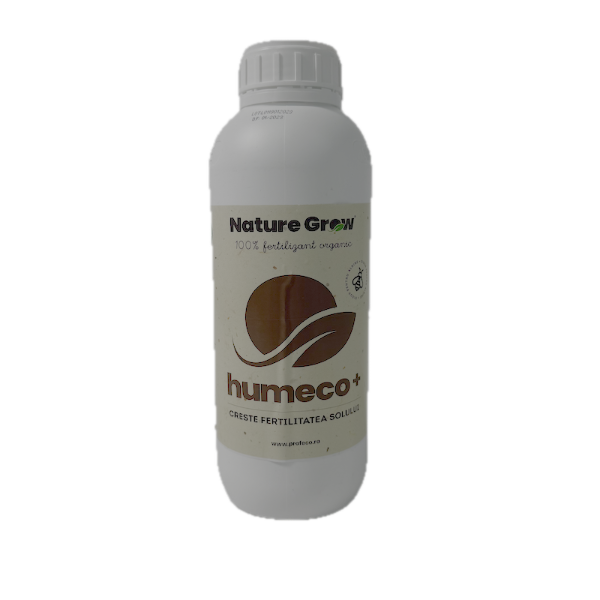 Humeco Plus 1L, fertilizant organic pentru fertirigare