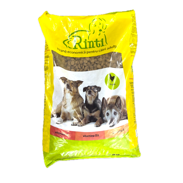 Hrana uscata caini Rinti Dog cu pui 10 kg