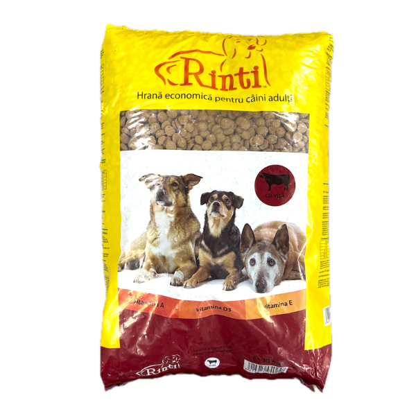 Hrana uscata caini Rinti Dog cu vita 10 kg