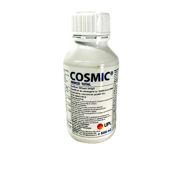 Cosmic 500 ml, erbicid total (pentru 20L apa)